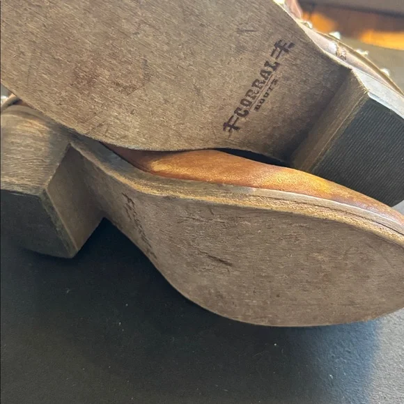 Corral boots Studded Ankle Boots 6.5M 6.5 M - Picture 3 of 5